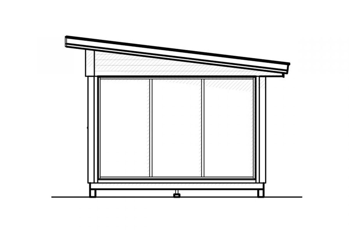 Attefallshus Jenna 18,4 Funkis