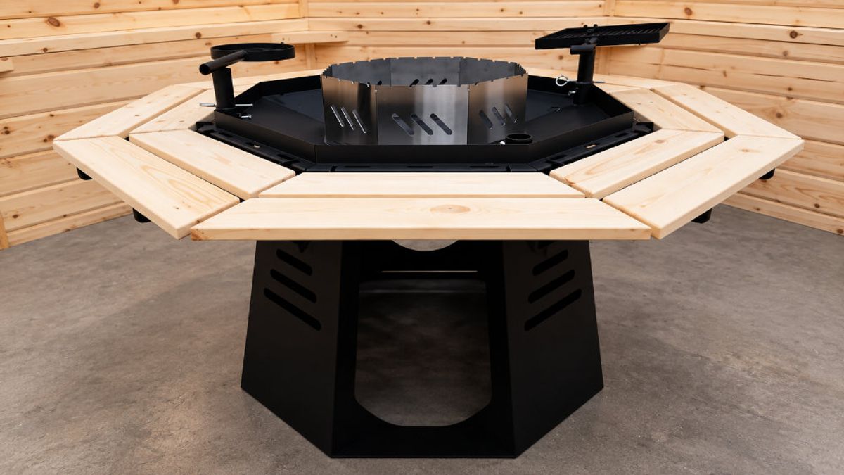 8-kantig grill Royal traditionell