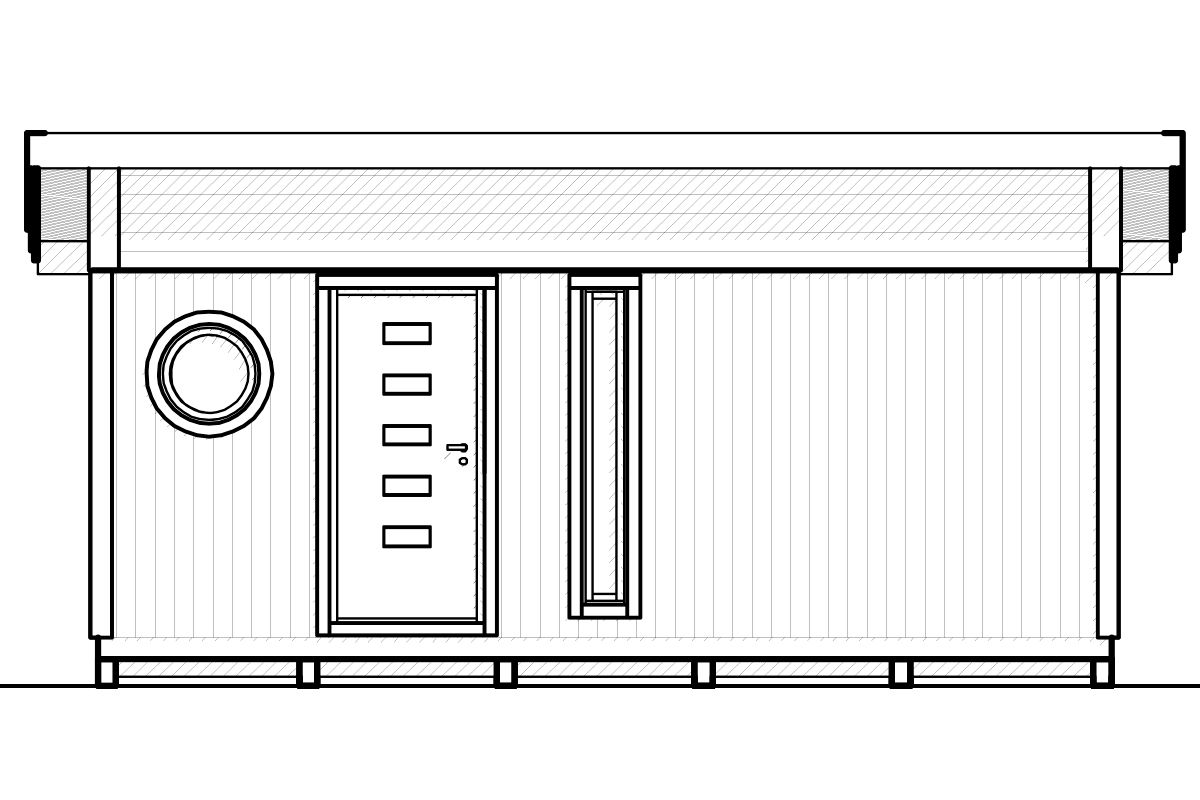 Attefallshus Jenna 18,4 Funkis