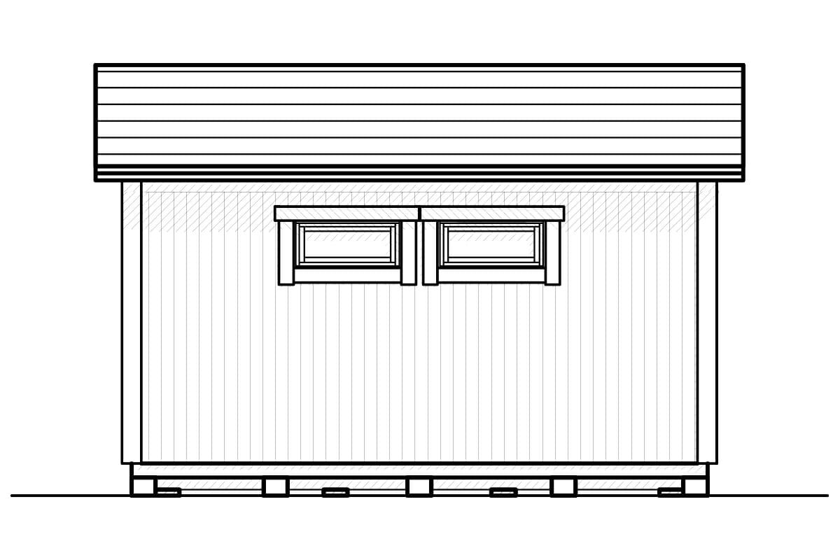 Attefallshus Njuta Funkis 20-3 