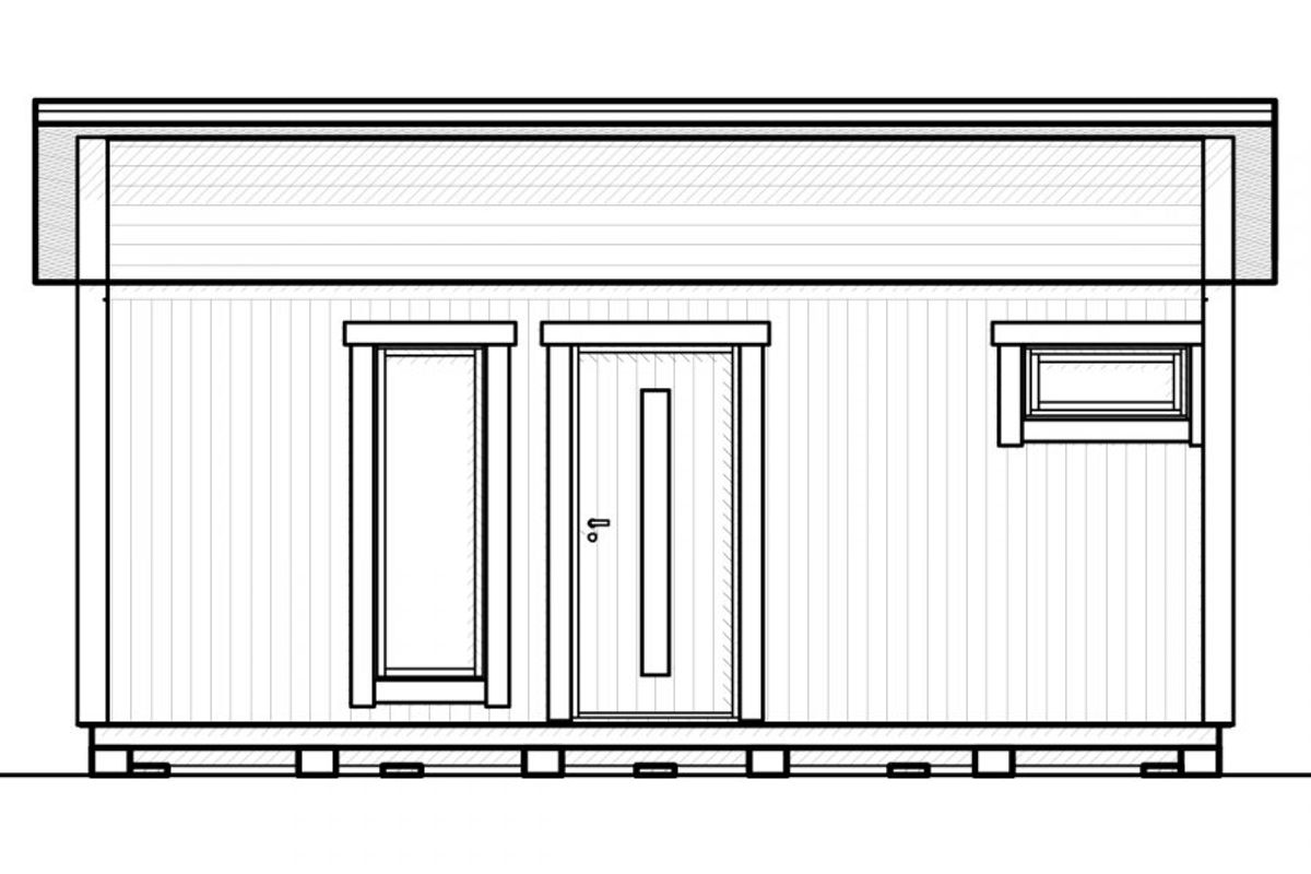Attefallshus Njuta Funkis 25-2